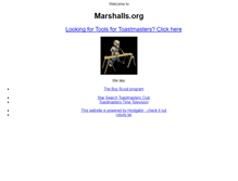 Tablet Screenshot of marshalls.org