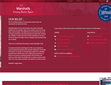 Tablet Screenshot of marshalls.com